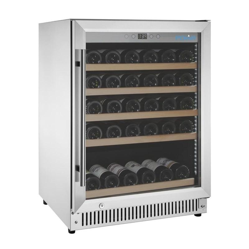 Rafraîchisseur à vin dessous de comptoir Série G inox 47 bouteilles GM627 Polar_3