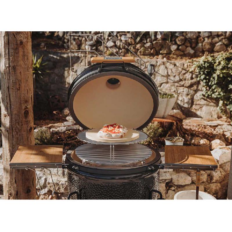 Barbecue Kamado Monolith ONE.66 noir avec chariot | Planet Outdoor_3