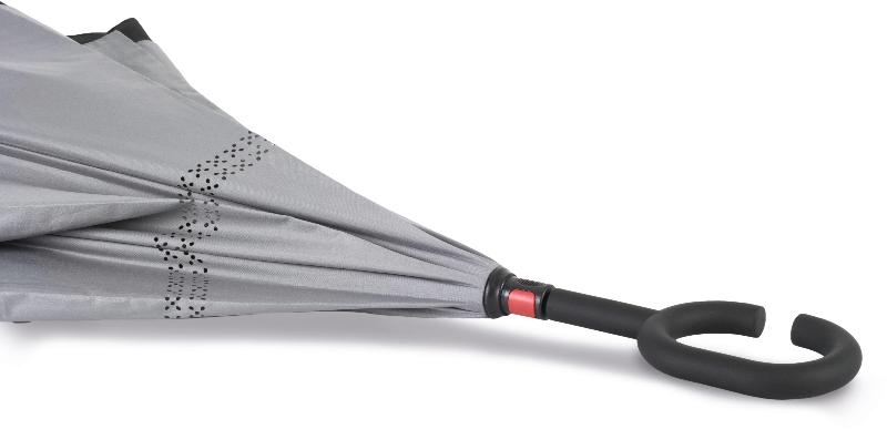 Parapluie inversé mains libres - Kimood - Réf: KI2030 - Ouverture manuelle, résistant au vent, diamètre 108 cm_3