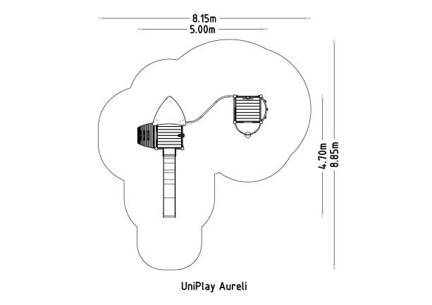 Structure multi-jeux 5 à 12 ans - Uniplay Aureli - 8048389 - Poteaux bois/panneaux bois - Hags_3