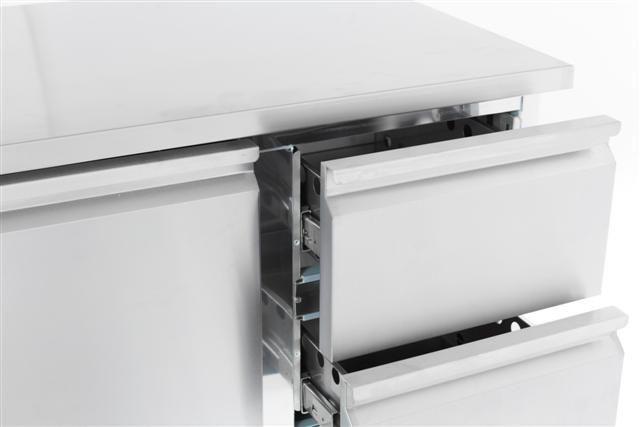 Table réfrigérée 1 porte/2 tiroirs l900 7950.0108 COMBISTEEL_3