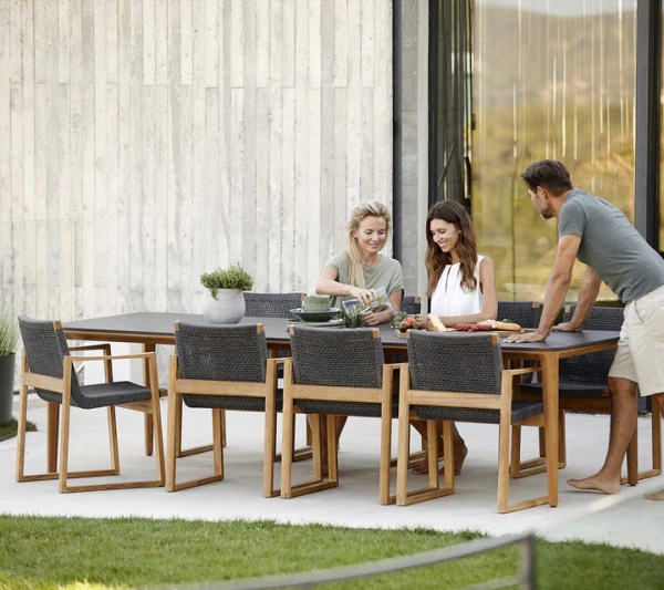 Chaise pour salle à manger Polina - design élégant en teck certifié, résistant et durable_3