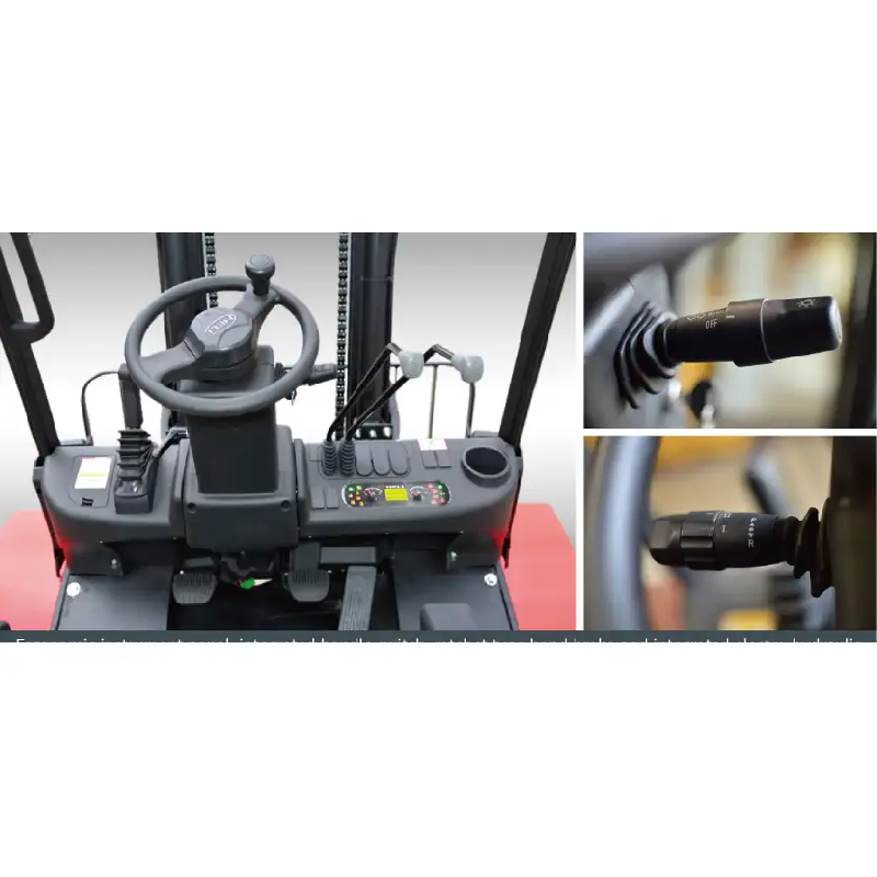 Chariot Tout Terrain HELI CPCD35 G3 M330 - 3500 Kg - 4 x 4 - Cabine + Chauffage_3