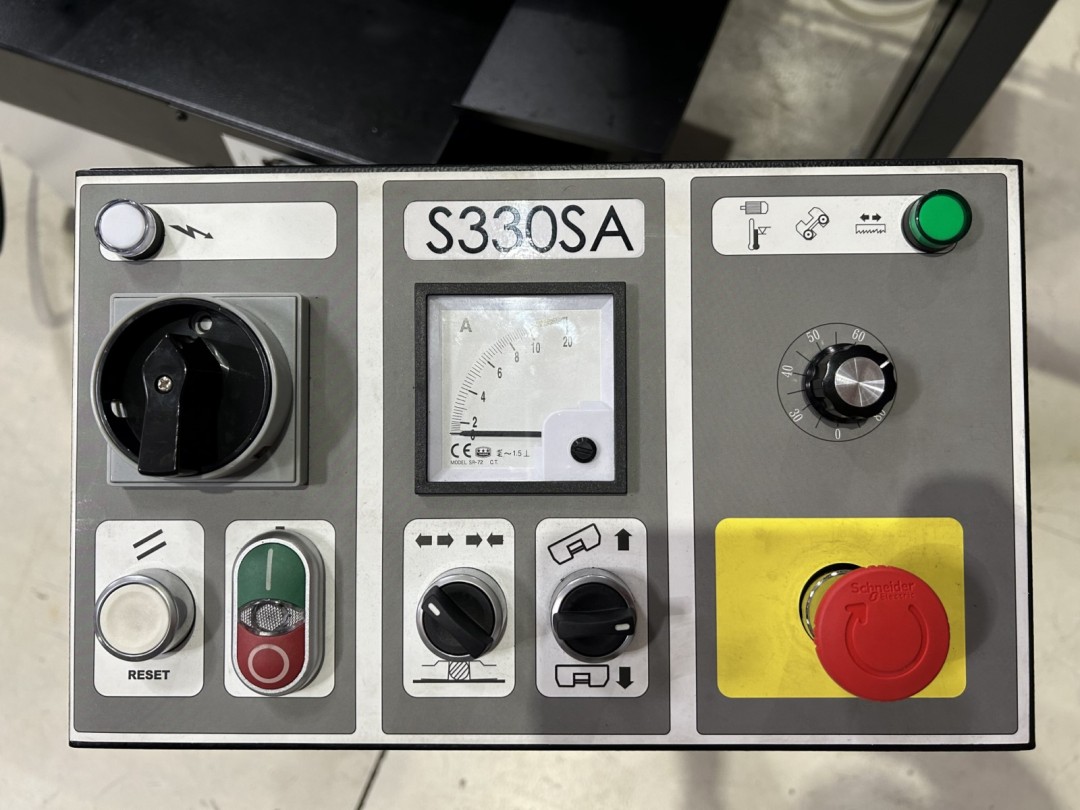 Scie à ruban semi-automatique OLYMPIC - S330SA - Grande fiabilité avec descente pendulaire et capacités élevées_3