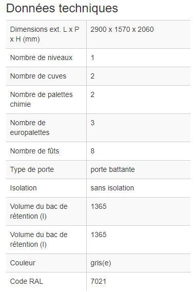 Box de stockage Solidmaxx C2.1 - 274682W - Pour fûts et cuves IBC/GRV avec bac de rétention monobloc_3