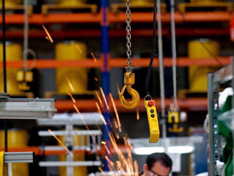 Palan électrique à chaîne EQ KITO - capacité 125 à 1000 kg - compact et performant_3