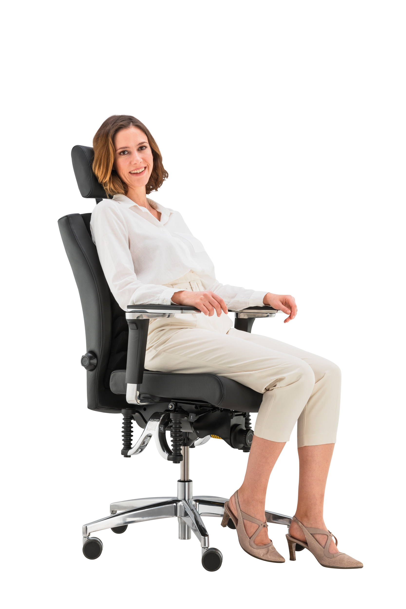 Siège BIOSWING 460 pour femmes - Garantie anti-mal-de-dos, repose-tête réglable et système d'assise dynamique_4