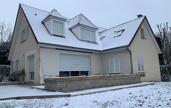 Véranda sur mesure en aluminium Blanc - Vitrage teinté_3