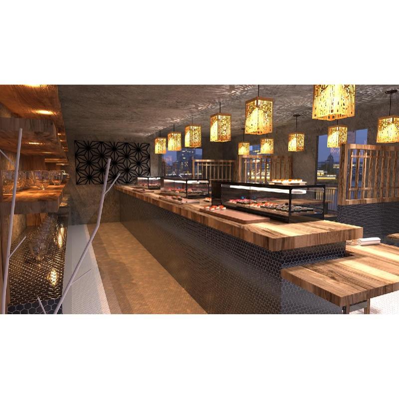 Vitrine réfrigérée Sushi  LOGIC - Double froid - 6 bacs GN 1/3 - VTLG6S | Sayl Barcelona_3