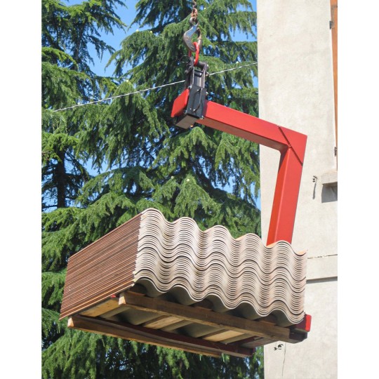 Fourche à palette avec système d'auto-équilibrage