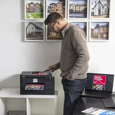 MFC-J4550DW Imprimante jet d'encre multifonction 4-en-1 sans fil. Eligible au forfait EcoPro._3