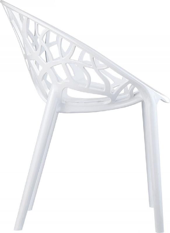 Lot de 8 Fauteuils empilables - Polycarbonate - CRYSTAL_3
