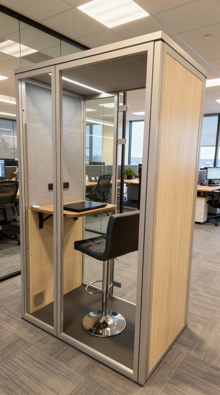 Cabine / Pod de bureau insonorisée / Phone box : de 1 à 6 places_4