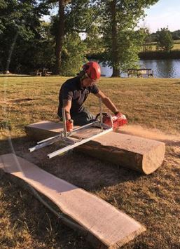 Scierie portative pour tronçonneuse - 91cm - Archer Australia - Aluminium léger et solide_3