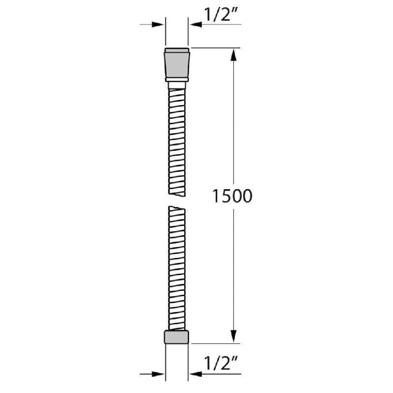 Tiger flexible de douche ultrahose 150 cm chrome 436926_3