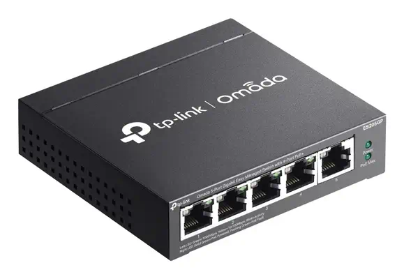 TP-Link Omada ES205G Géré Gigabit Ethernet (10/100/1000) Connexion Ethernet, supportant l'alimentati_3