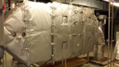 Matelas isolant spécifique, adapté aux turbines, cuves, porte de chaudières, échangeurs et bâches alimentaires_3