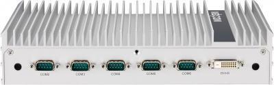 PC Fanless compact NISE4200 - i5-6442EQ/i3-6102E - DVI, 2 x DP, 6 x COM, 2 x GbE, 24VDC, -20~70°C_3