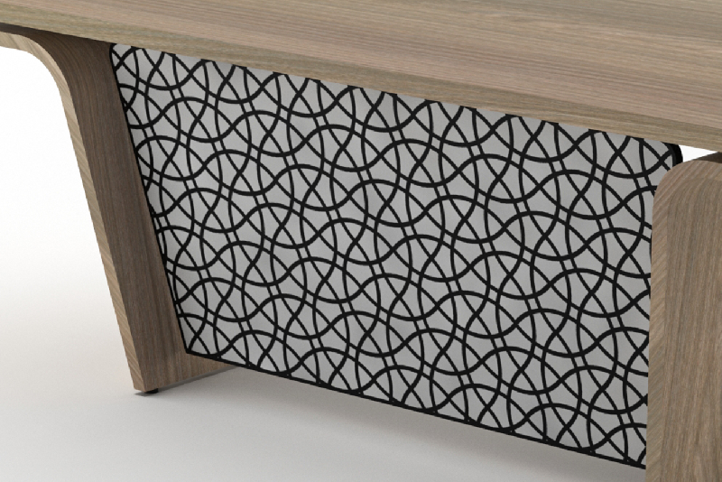 Bureau de Direction design Italien piètement extérieur So Luna_3