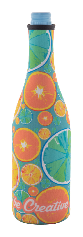 Housse isotherme en néoprène zippée pour bouteille de vin ou champagne - Impression sublimation sur mesure_3