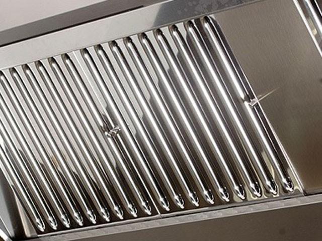 Hottes caisson inox avec moteur, variateur, filtre et éclairage - Profondeur 1100 mm - 1800_3