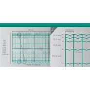 Clôture en acier galvanisé avec mailles uniformes et durabilité garantie