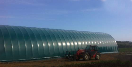 JRC Serres - Tunnel de stockage agricole 10m hauteur 4,50m - structure métallique TO95 et bâche PVC haute résistance_3