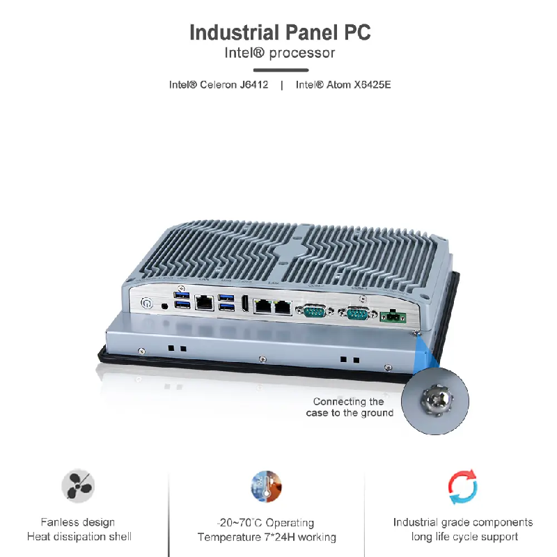 Panel PC industriel fanless 10,4 pouces - Supervision, HMI et automatisation - EVI-C010SAR_3