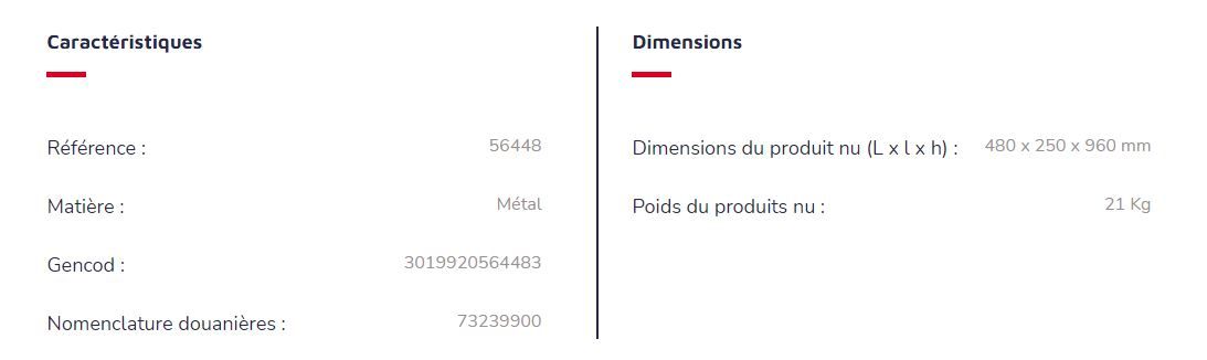 Cendrier corbeille sur pied 12L/60L - Réf. 56448 KOPA - Rossignol - Gris manganèse - Fabrication française et recyclable_3