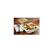 Saladier carré biodégradable en bagasse de canne à sucre - Sabert - 500 ml - Longueur : 15 cm - NN03060025_3