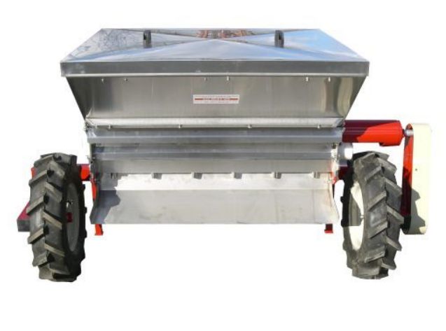 Distributeur d'engrais ATP - Huet 2 m - Cuve inox 120 litres - Attelage 3 points_3