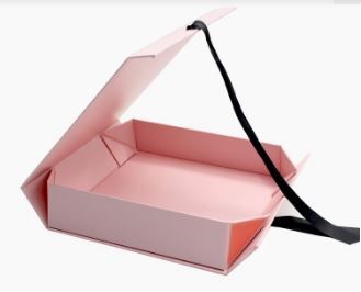 Boîte cadeau pliante magnétique avec ruban - Guangzhou Ouhai Printing Material Co - 157g/m2 - carton luxe_3
