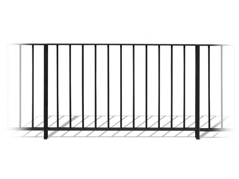 Gc3200 barrières urbaines - urban'nt - en acier constitué de montants en fer plat_3