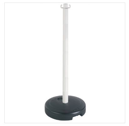 Poteau de signalisation - Direct Signalétique - PVC sur socle à lester 9 kg - Hauteur 900 mm - Disponible en 4 coloris_3