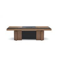 Armada - Bureau de direction - Bürotime - Bois naturel avec armoire à verrouillage numérique et fonctionnalités modernes_3