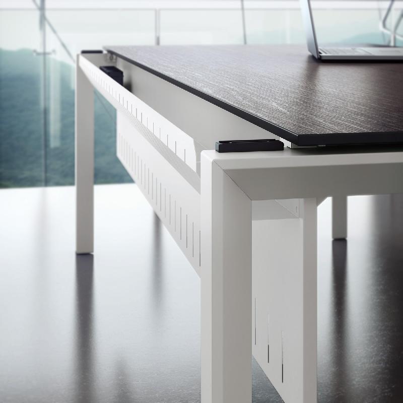 Bureau individuel Star- Mobel Linea - 140, Anthracite, Acacia foncé_3
