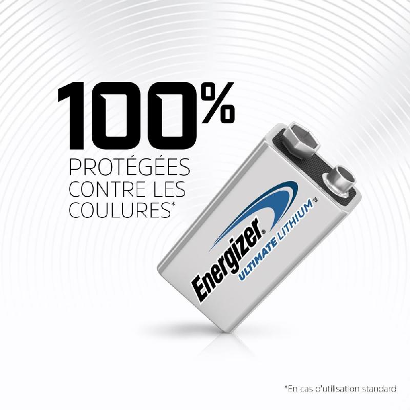 Pile lithium ENERGIZER Ultimate - 9V, 1.5V - Préchargée pour appareils à forte consommation d'énergie_3