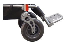 Fauteuil roulant électrique transportable avec dossier semi-inclinable, idéal en terrains accidentés - CITY_3