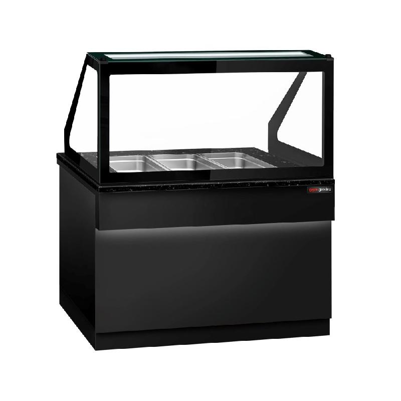 Saladette TORONTO - L1250 mm - Noire - 2 portes - 3x GN 1/1 - P900_3