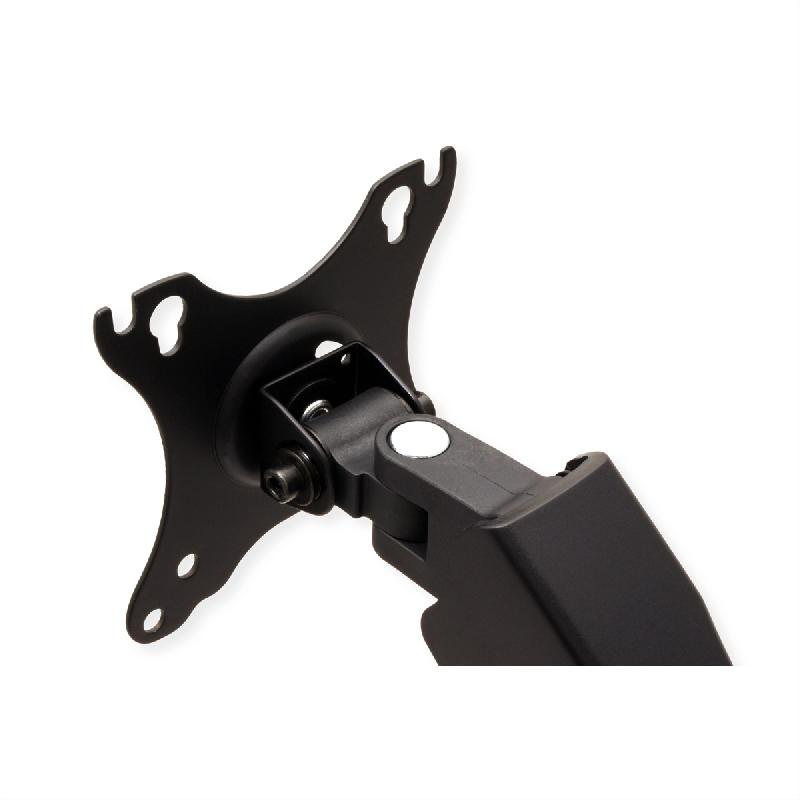 VALUE Support dual LCD, montage sur bureau, vérin à gaz, 5 articulations, noir_3