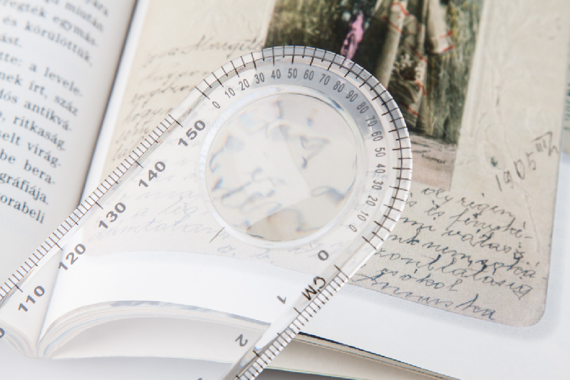 Règle en plastique 15 cm avec loupe - transparente et légère 14 gr_3