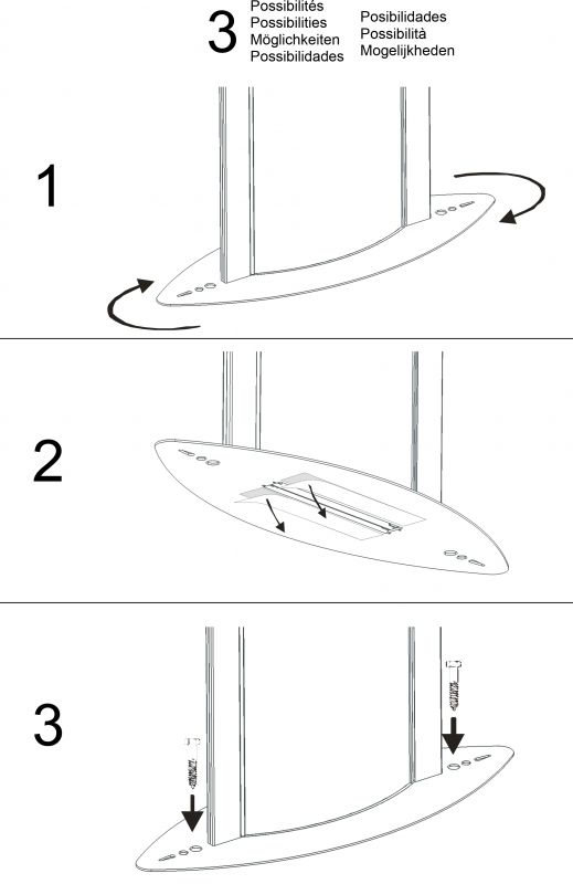 Accueil 173 - totem - p&p - en alu anodisé de format 173 x 60 cm_3