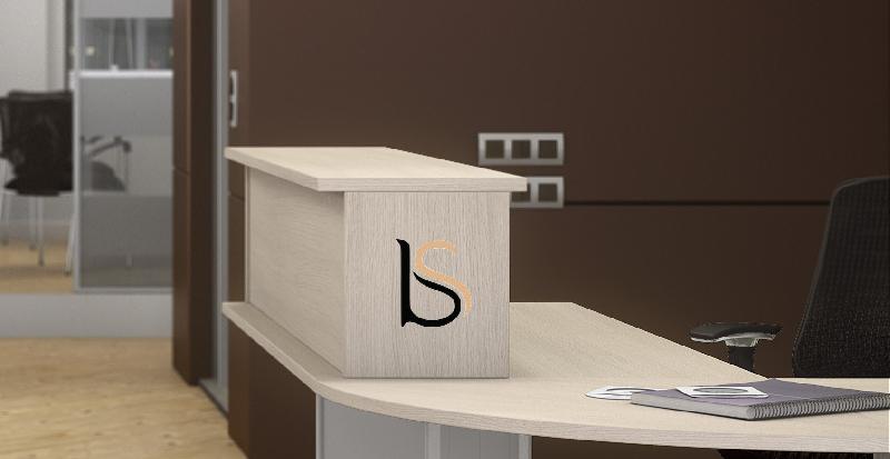 Bureau d'accueil Tono - Mobel Linea. - 80, Alu, Acacia clair_3