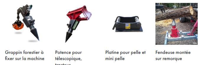 Fendeuse à vis M2 5.2S LASCO - 2 moteurs Parker - Compatible mini-pelle, chargeuse, télescopique_3