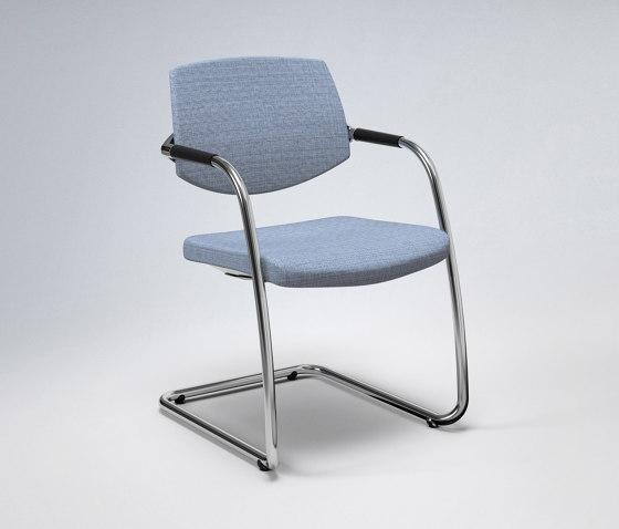 Fauteuil de conférence Eura Conference - ID Architonic 20163349 - structure tubulaire et détails raffinés_3