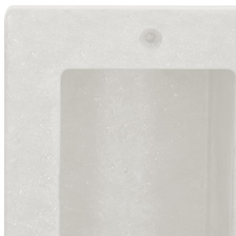 Vidaxl niche de douche avec 2 compartiments blanc mat 41x51x10 cm 151396_3