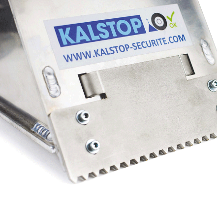 Cale de roue électrique en aluminium - KT12A - Sécurisation des quais de chargement avec détecteur ultrason et coffret électrique_3