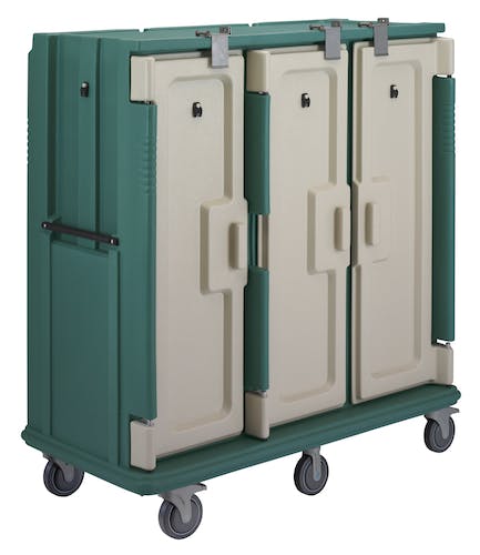 Chariot de distribution plateaux repas - adapté aux environnements haute sécurité - capacité 30 plateaux_3