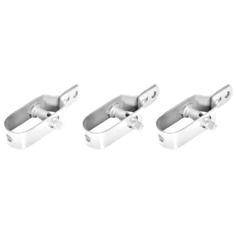 Vidaxl clôture à mailles avec poteaux acier galvanisé 25x1,5 m argenté 145753_3