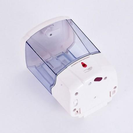 Distributeur de savon et shampoing automatique mural - 600 ml transparent ergonomique avec détecteur de mouvement_3
